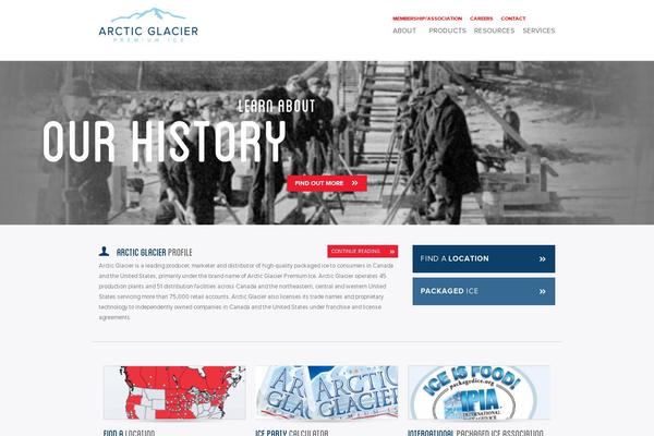 arcticglacier.com site used Jointswp-css-master