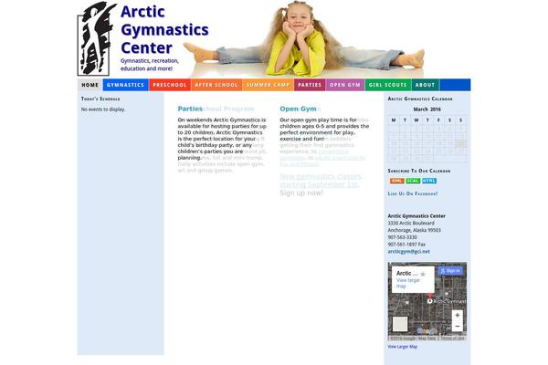WordPress website example screenshot