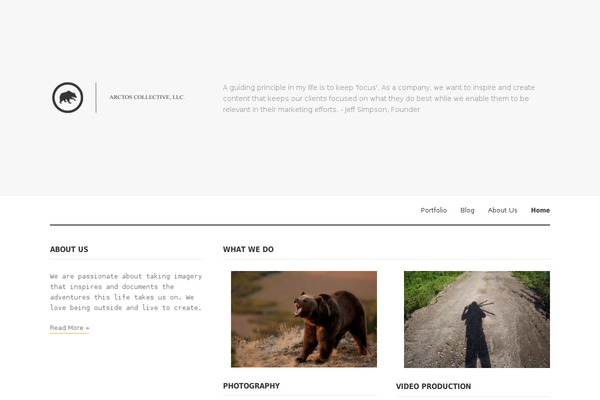 WordPress website example screenshot