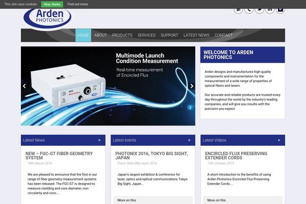 ardenphotonics.com site used Arden