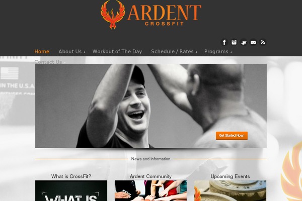 WordPress website example screenshot