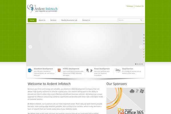 ardentinfotech.com site used Corbiz