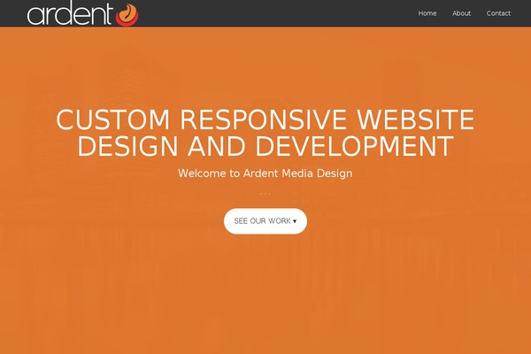 Ardent theme site design template sample