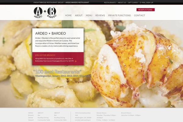 ardeobardeo.com site used Sparkrestaurant