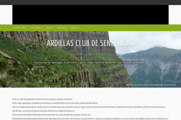 WordPress website example screenshot
