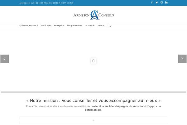 Avada theme site design template sample