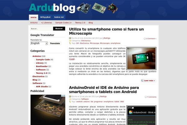 ardublog.com site used Jambo
