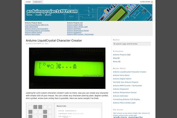 Thesis_182 theme site design template sample