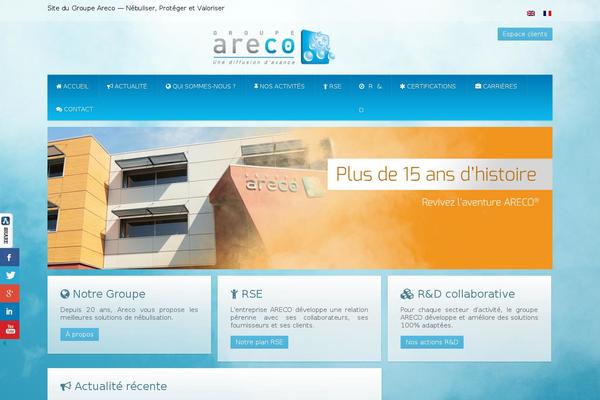 areco.fr site used Everest