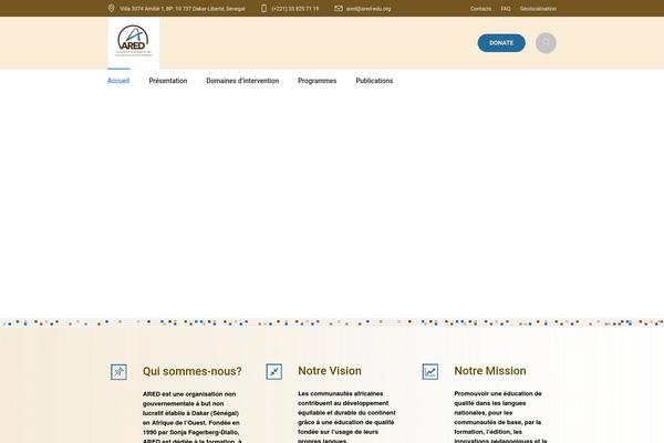 Welfare theme site design template sample
