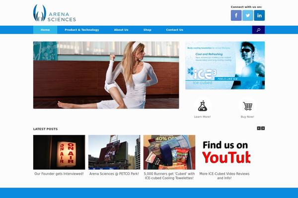 Vantage theme site design template sample