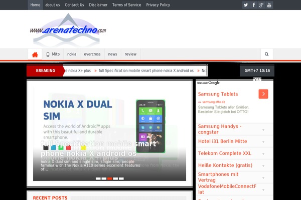 Twenty Fourteen theme site design template sample