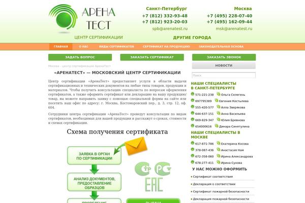arenatest.ru site used Mozzie
