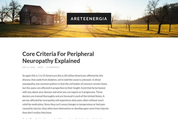 Hemingway theme site design template sample