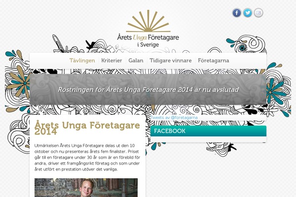 aretsungaforetagare.se site used Arets_unga