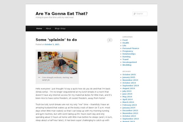 WordPress website example screenshot