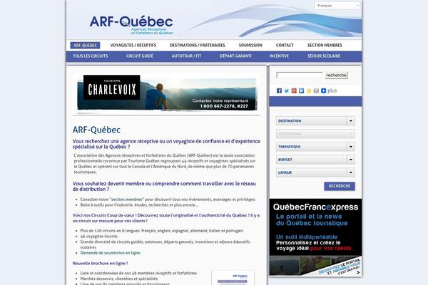 arfquebec.com site used Traveler-5-standard