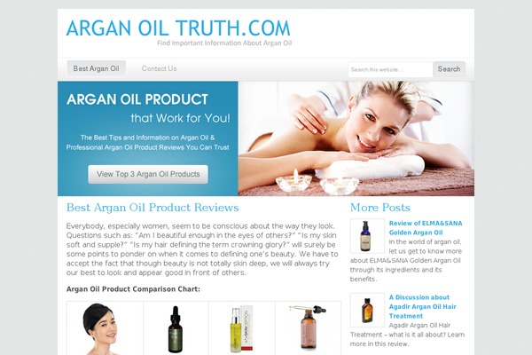 arganoiltruth.com site used Arganoil