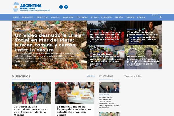 argentinamunicipal.com.ar site used Portus-premium-theme-child