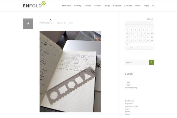 Enfold theme site design template sample