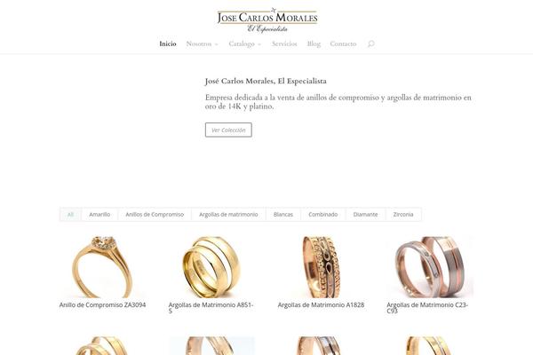 Divi theme site design template sample