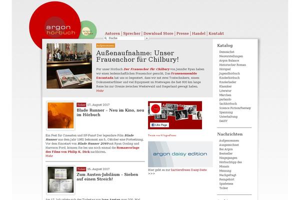 argon theme websites examples