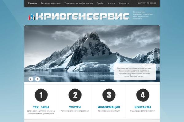 Arctica theme site design template sample