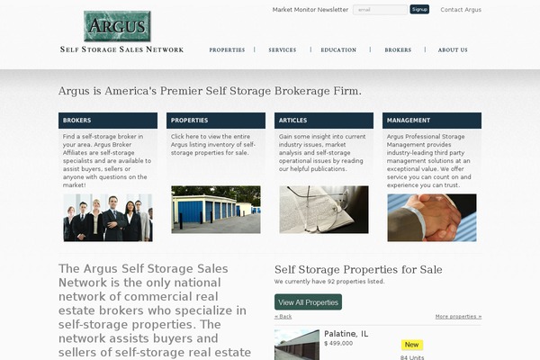 argus-selfstorage.com site used Argus2016