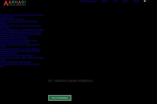 WordPress website example screenshot