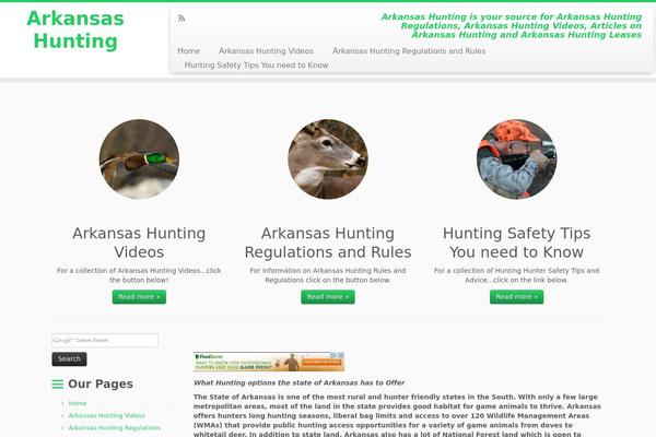 Customizr theme site design template sample