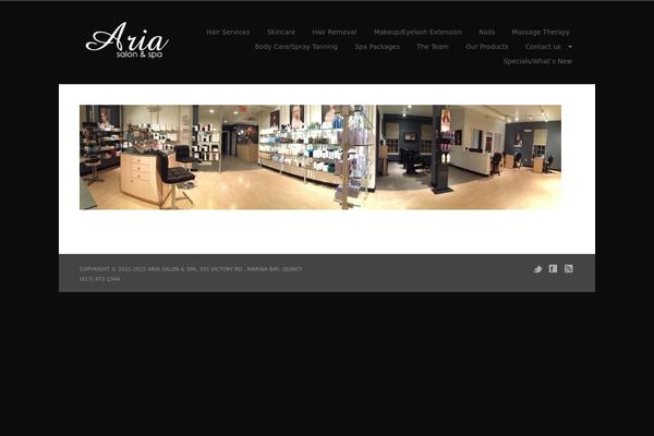 aria-salonspa.com site used Thebeautysalon