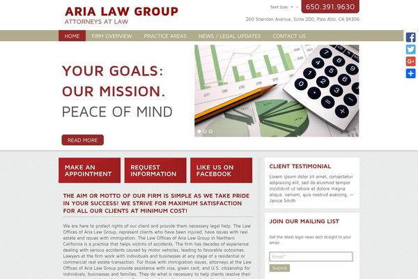 arialaw.com site used Timothy