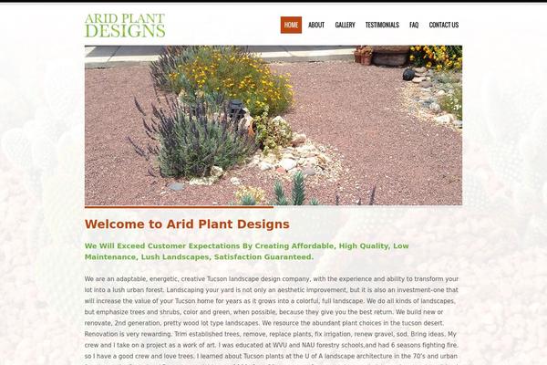 aridplantdesigns.com site used Teslawp