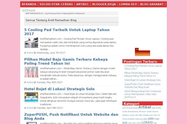 arieframadhan.com site used Seoelite