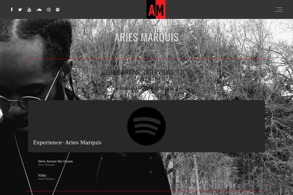 ariesmarquis.com site used Signify-music-dark