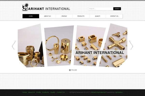 arihant-international.in site used Arihant