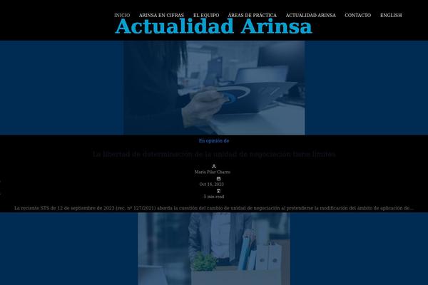 arinsa.es site used Arinsa