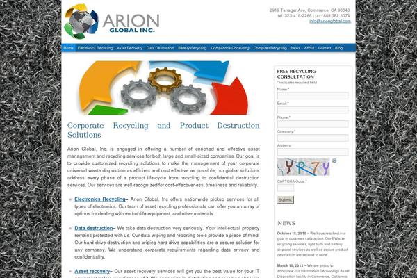arionglobal.com site used Arion