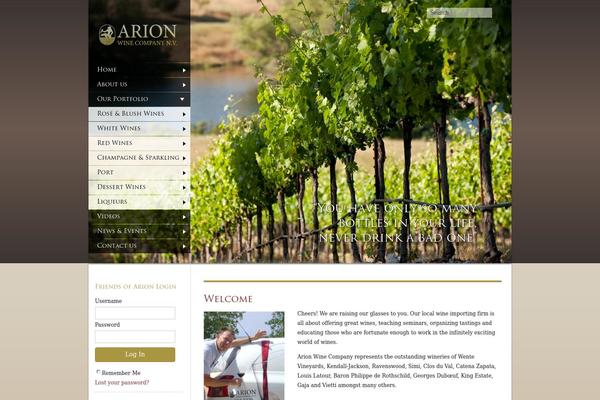 arionwinecompany.com site used Arion