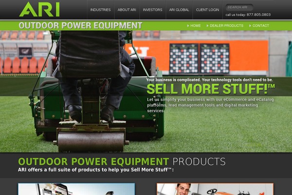 arioutdoorpower.com site used Arinet