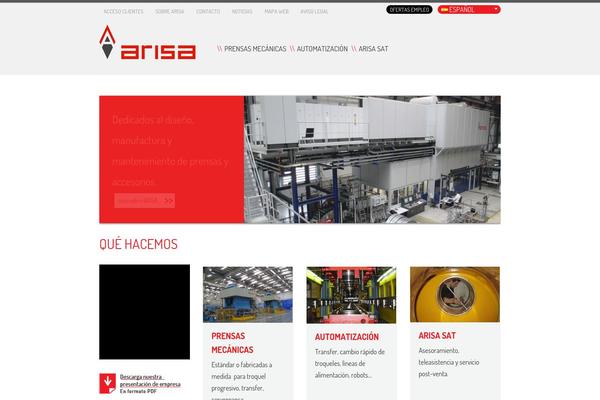 arisa.com site used Arisatheme
