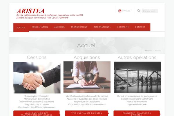 aristea.fr site used Aristea