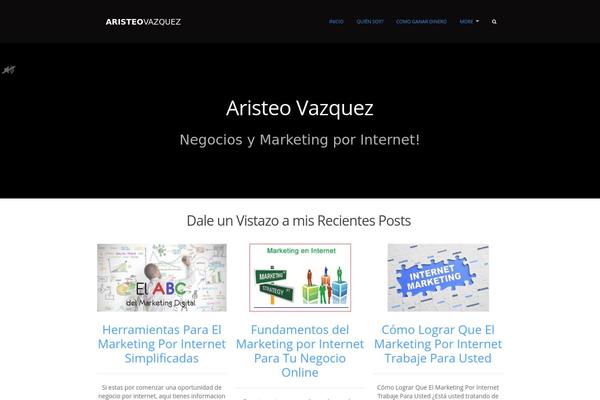 aristeovazquez.net site used Theme_3