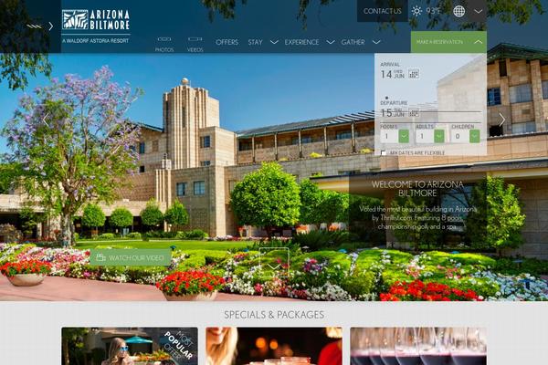 Biltmore theme websites examples