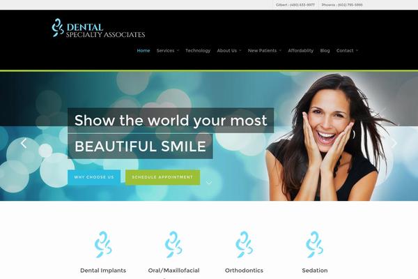 WordPress website example screenshot
