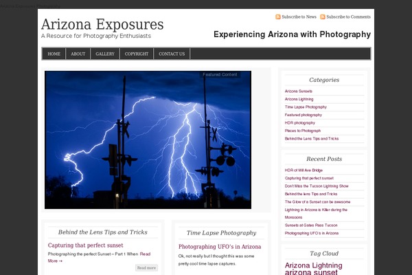 WordPress website example screenshot