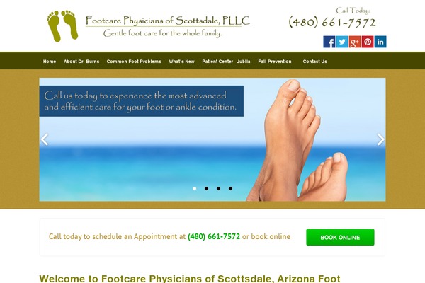 arizonafootdoctors.com site used Footcare