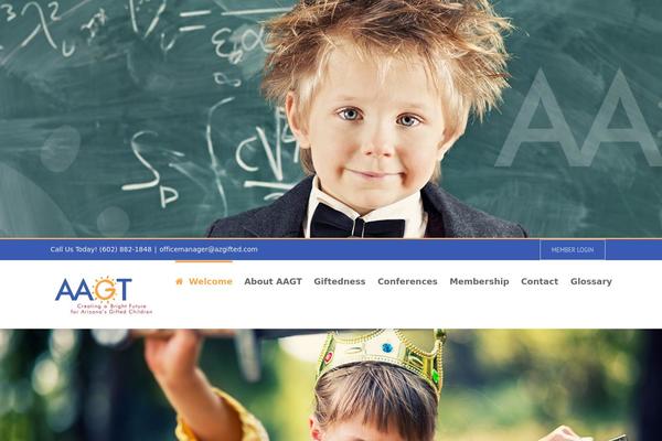 WordPress website example screenshot