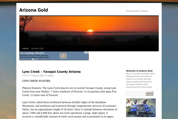 Twenty Ten theme site design template sample