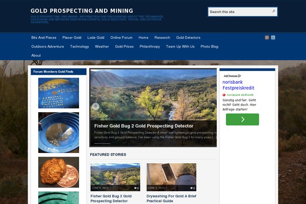arizonagoldprospectors.com site used MH Magazine
